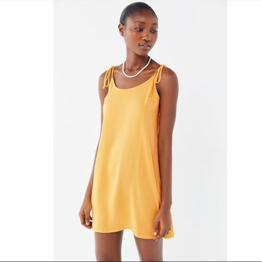 Urban Outfitters Maya Tie Shoulder Mini Dress
